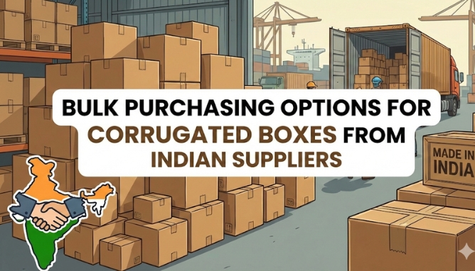 Bulk purchasing options for corrugated boxes from Indian suppliers