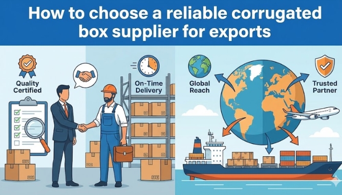 corrugated box supplier for exports