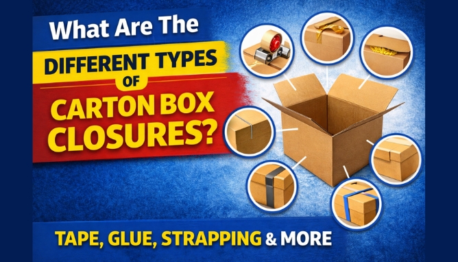 different types of carton box closures