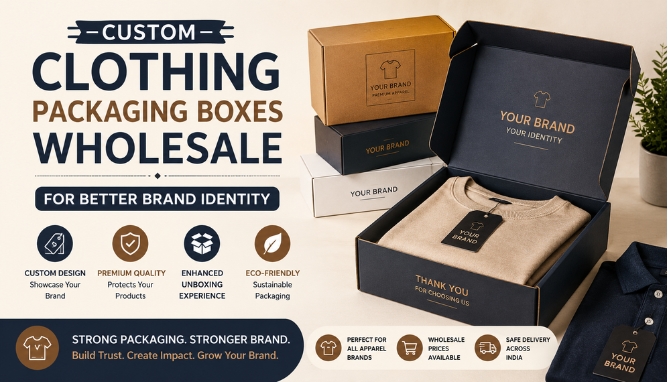 Clothing Packaging Boxes Wholesale
