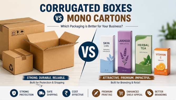 corrugated boxes vs mono cartons